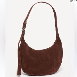 Brown Suede Shoulder Bag Old Navy
